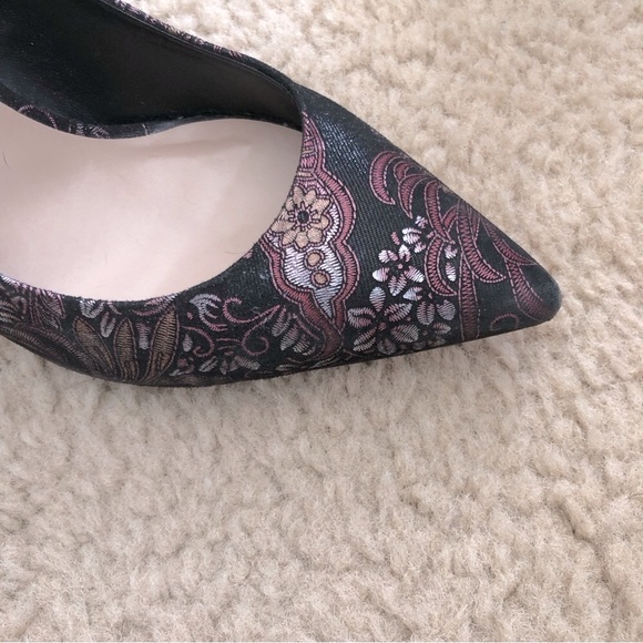 ALDO Sateen Floral Print Pointed-Toe Stiletto Pumps - Picture 2 of 13